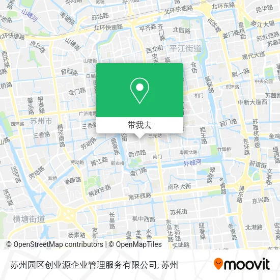 苏州园区创业源企业管理服务有限公司地图