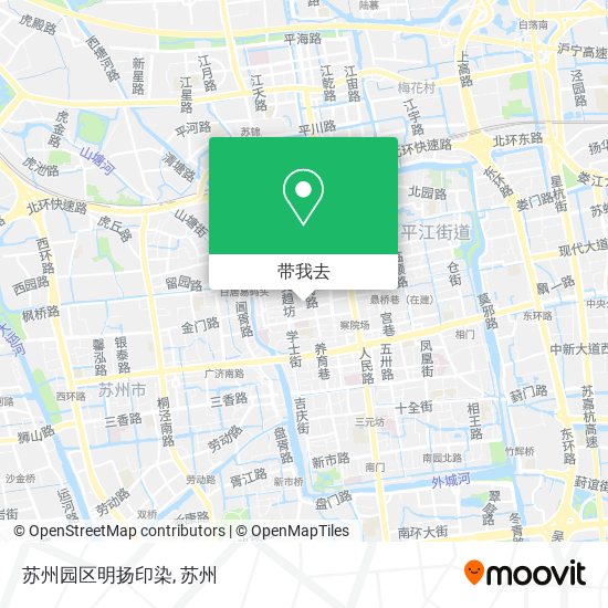 苏州园区明扬印染地图