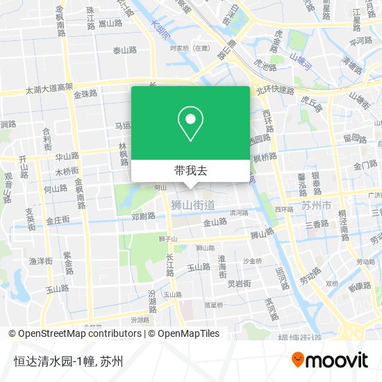 恒达清水园-1幢地图