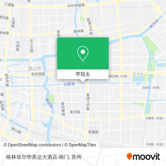 格林菲尔华美达大酒店-南门地图