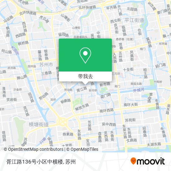 胥江路136号小区中横楼地图