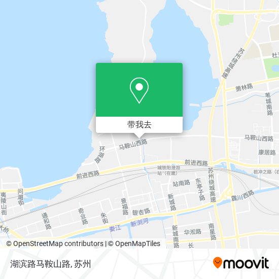 湖滨路马鞍山路地图