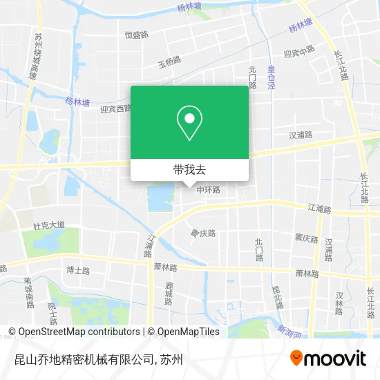 昆山乔地精密机械有限公司地图