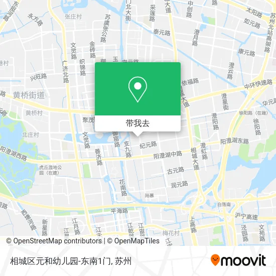 相城区元和幼儿园-东南1门地图