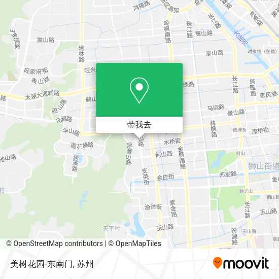 美树花园-东南门地图