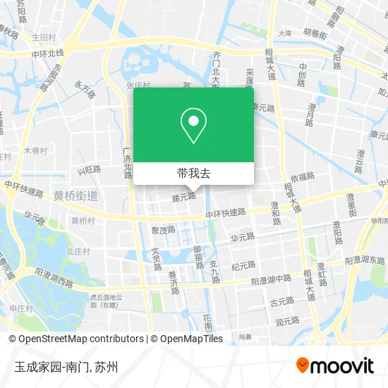 玉成家园-南门地图