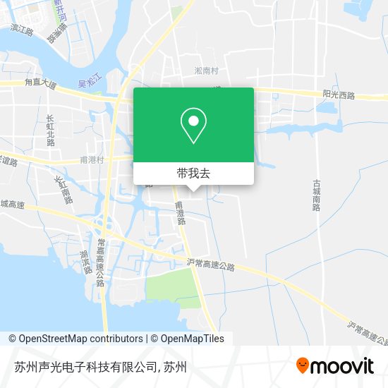 苏州声光电子科技有限公司地图
