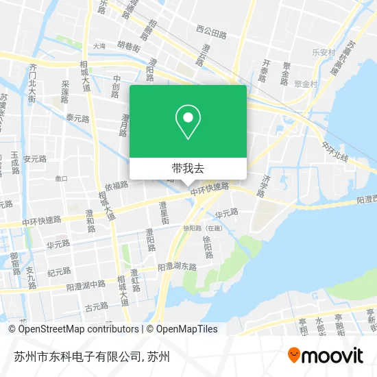 苏州市东科电子有限公司地图