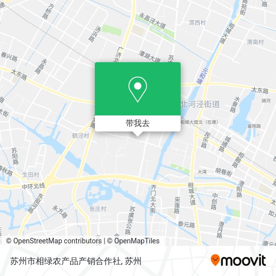 苏州市相绿农产品产销合作社地图