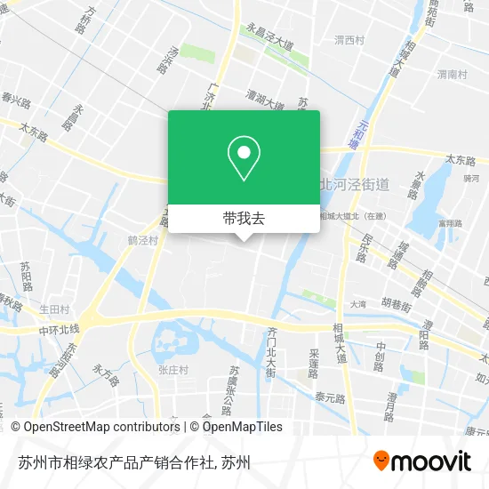 苏州市相绿农产品产销合作社地图