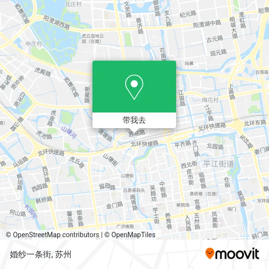 婚纱一条街地图