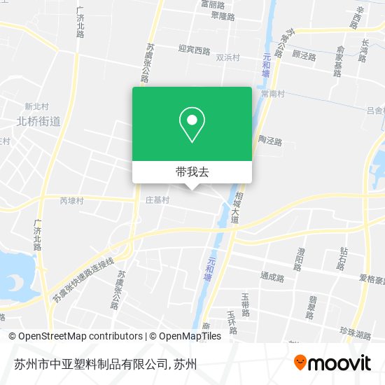 苏州市中亚塑料制品有限公司地图