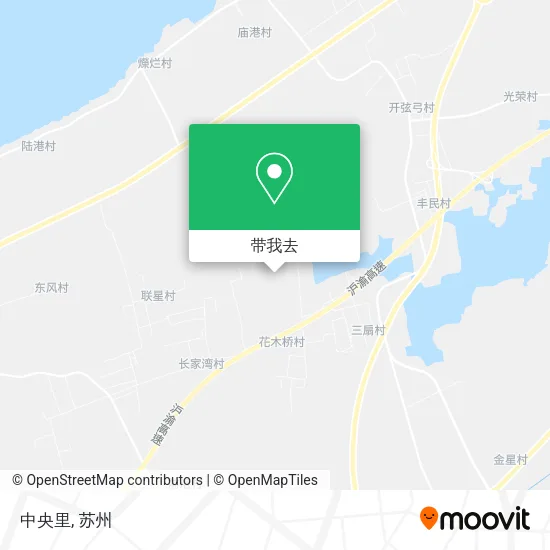 中央里地图