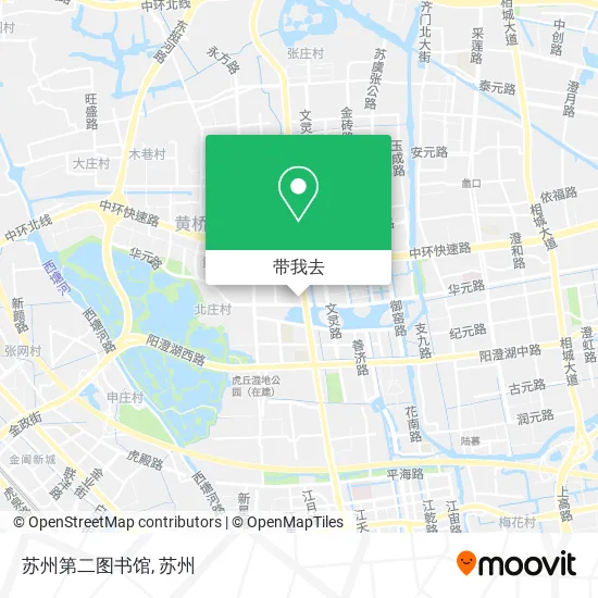 苏州第二图书馆地图