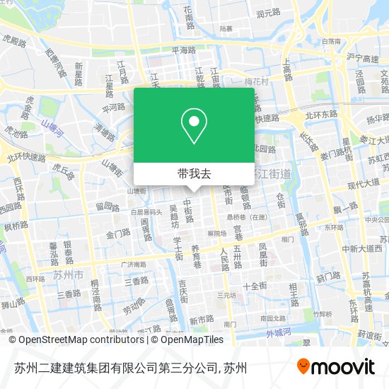 苏州二建建筑集团有限公司第三分公司地图