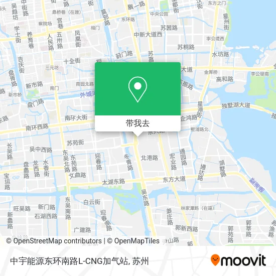中宇能源东环南路L-CNG加气站地图