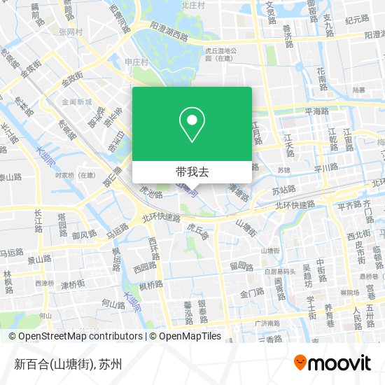 新百合(山塘街)地图