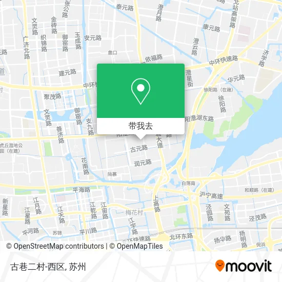 古巷二村-西区地图