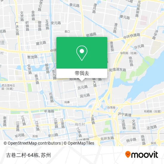 古巷二村-64栋地图