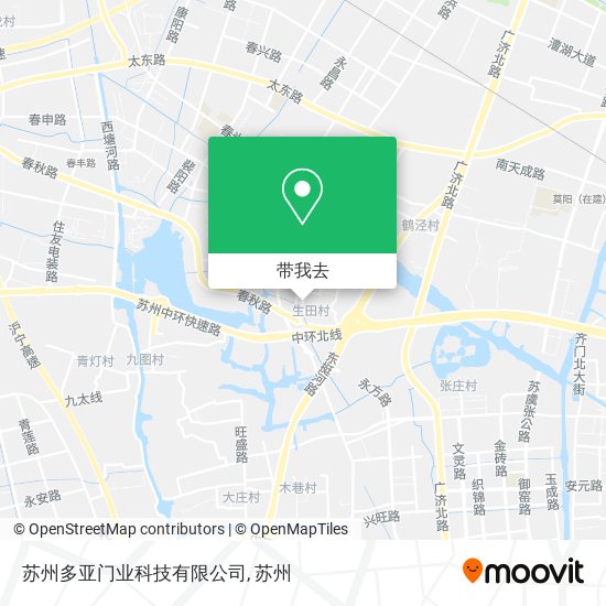 苏州多亚门业科技有限公司地图