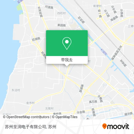 苏州呈润电子有限公司地图