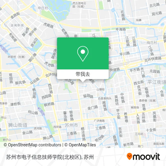 苏州市电子信息技师学院(北校区)地图