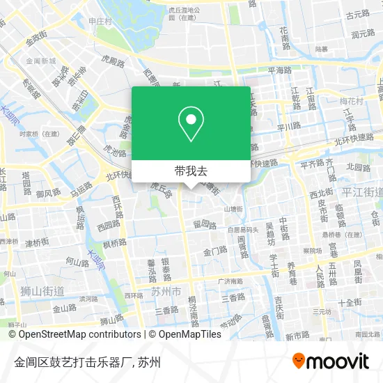 金阊区鼓艺打击乐器厂地图