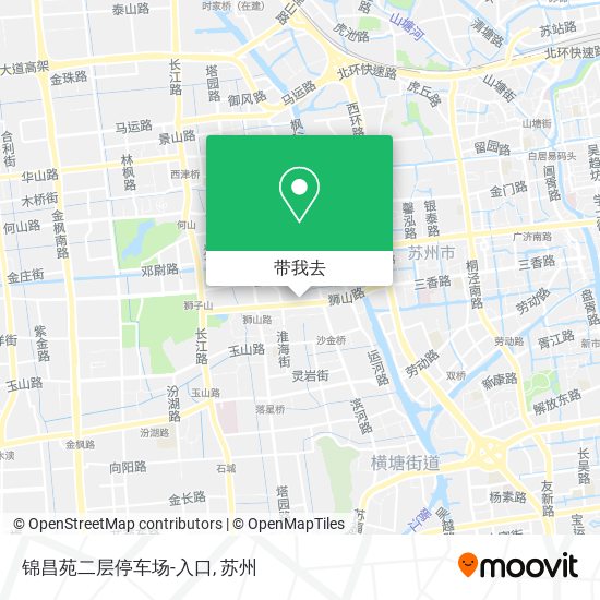 锦昌苑二层停车场-入口地图