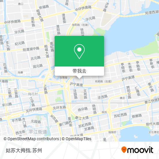 姑苏大拇指地图