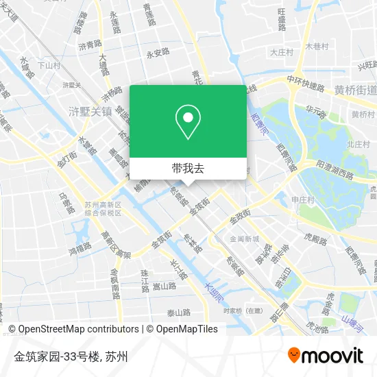 金筑家园-33号楼地图