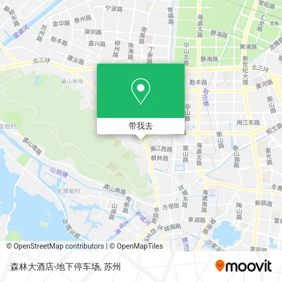 森林大酒店-地下停车场地图