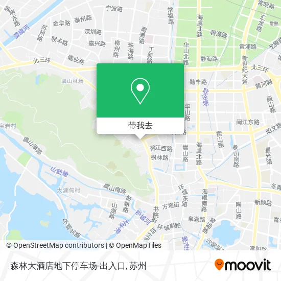 森林大酒店地下停车场-出入口地图
