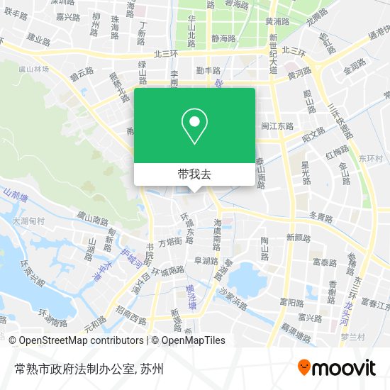 常熟市政府法制办公室地图