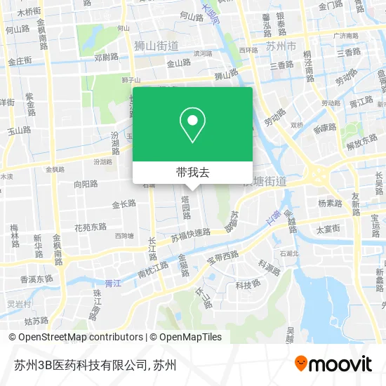 苏州3B医药科技有限公司地图