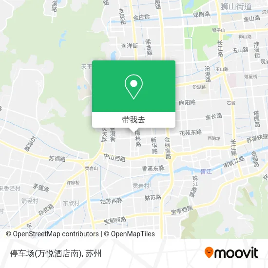 停车场(万悦酒店南)地图