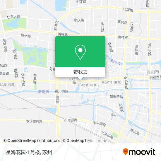 星海花园-1号楼地图
