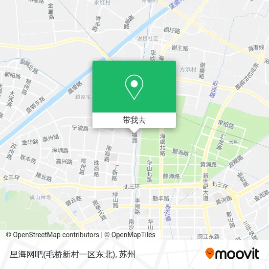 星海网吧(毛桥新村一区东北)地图