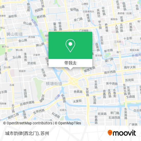 城市韵律(西北门)地图