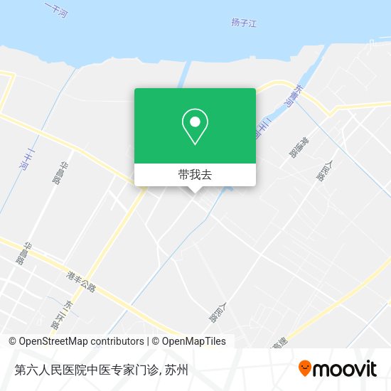第六人民医院中医专家门诊地图