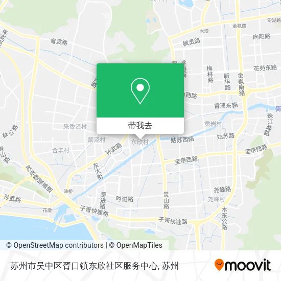 苏州市吴中区胥口镇东欣社区服务中心地图