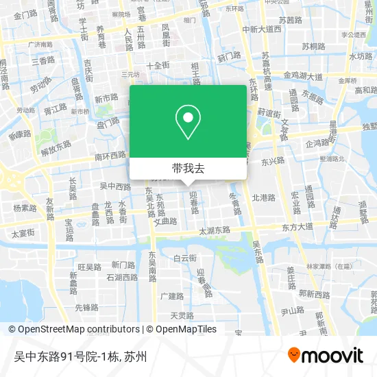 吴中东路91号院-1栋地图
