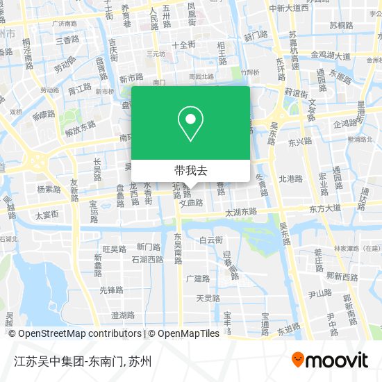 江苏吴中集团-东南门地图