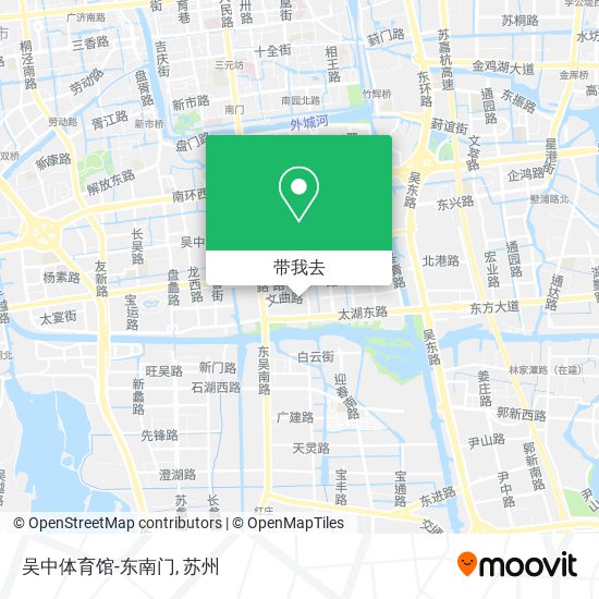 吴中体育馆-东南门地图