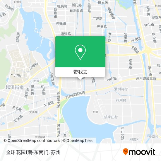 金珺花园I期-东南门地图