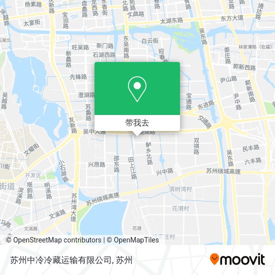 苏州中冷冷藏运输有限公司地图