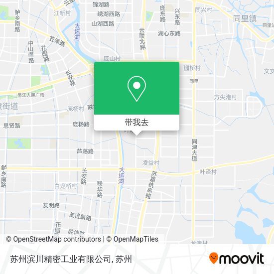 苏州滨川精密工业有限公司地图
