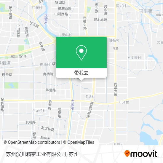 苏州滨川精密工业有限公司地图