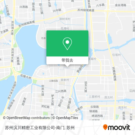 苏州滨川精密工业有限公司-南门地图