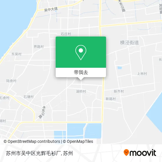 苏州市吴中区光辉毛衫厂地图