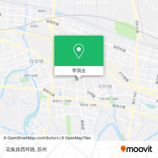 花集路西环路地图